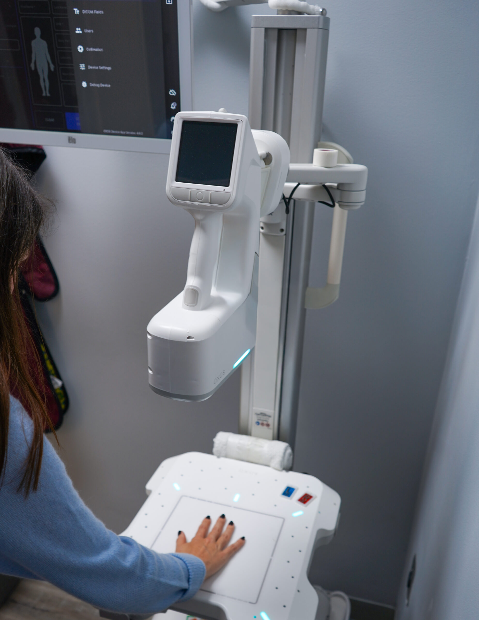 Mc2 portable X-ray inside of Gem CIty Hand and Microsurgeons in Beavercreek, OH. 