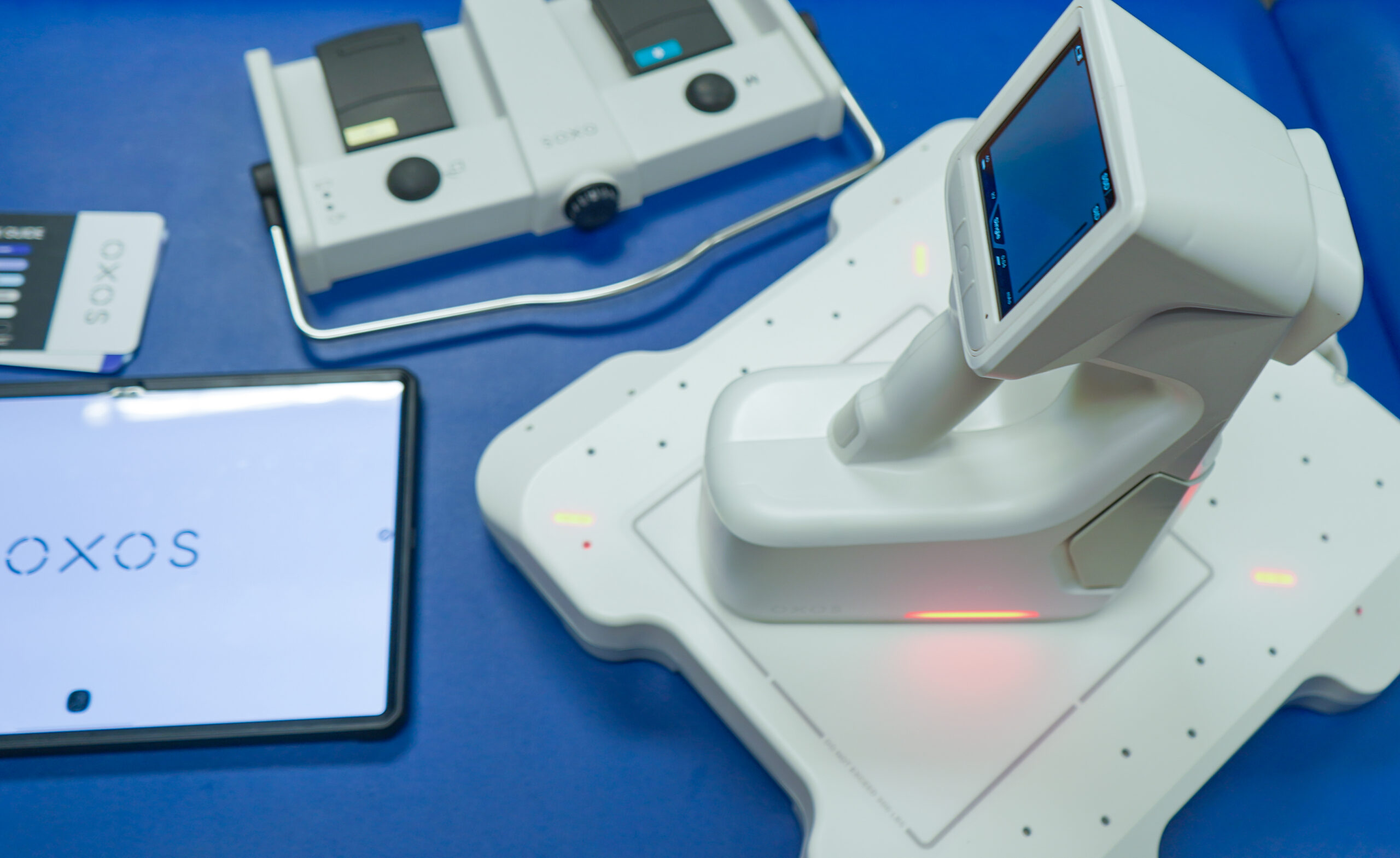 MC2 portable X-ray sitting on the training room table for baseball spring training.