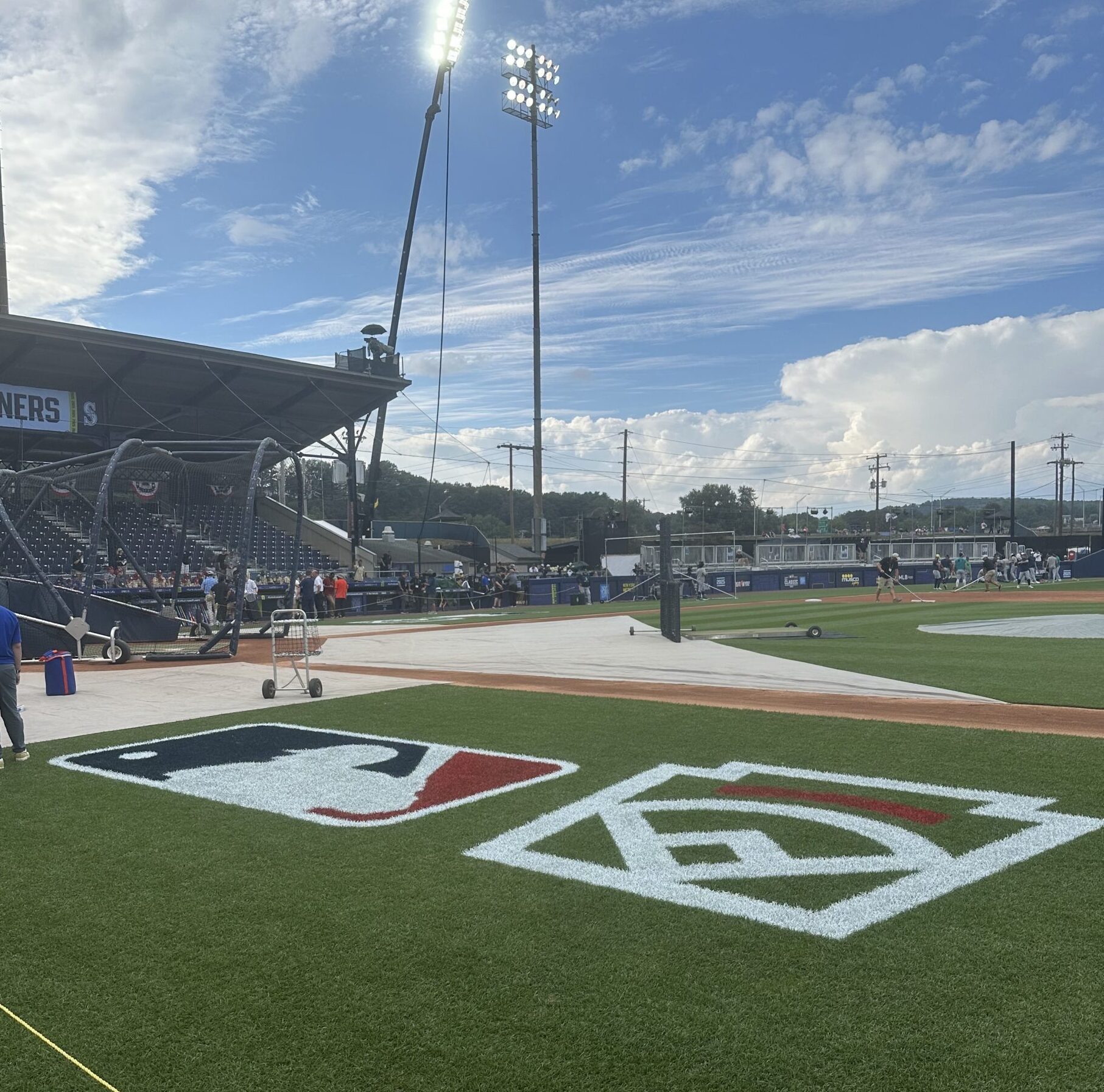 Sideline access from the 2025 Little League MLB Classic where an MC2 was in the training room.